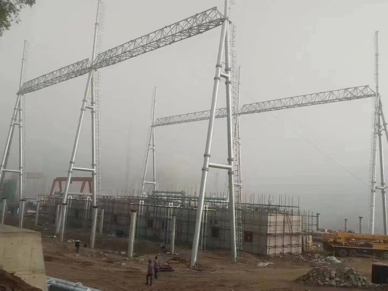 龍門構架避雷針